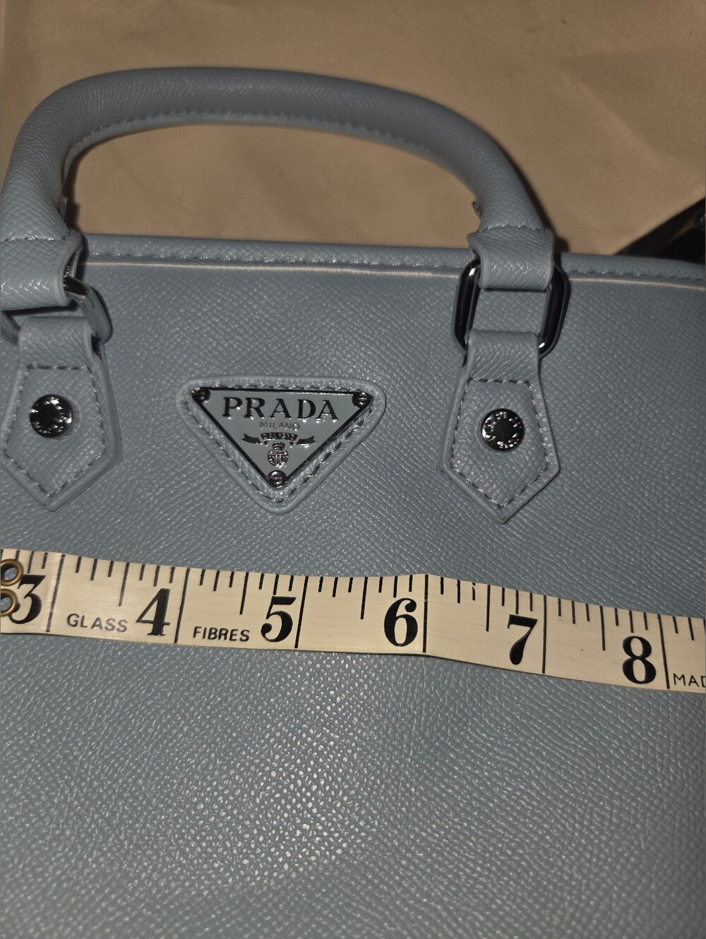Mini Blue Bag With Crossbody/ Shoulder Strap